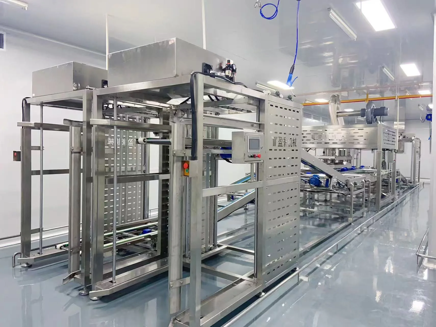 Modern automated bakery production line